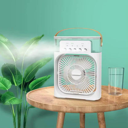 4 in 1 Personal Mini Cooling Fan with Water Mist Spray